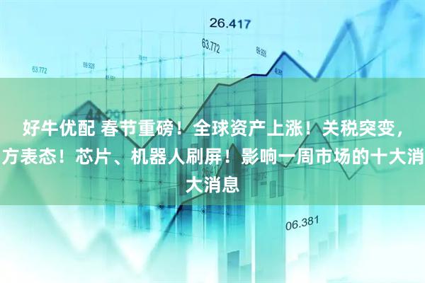 好牛优配 春节重磅!全球资产上涨!关税突变,中方表态!芯片、机器人刷屏!影响一周市场的十大消息